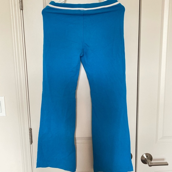 Blue Wide Leg Joggers - Picture 2 of 2